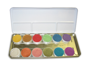 Interferenz Wet Make-up 12 Cols Palette